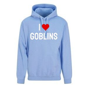 I Love Goblins Unisex Surf Hoodie