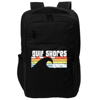 I Love Gulf Shores Alabama Al Gulf Coast Orange Beach Impact Tech Backpack