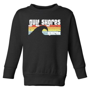 I Love Gulf Shores Alabama Al Gulf Coast Orange Beach Toddler Sweatshirt