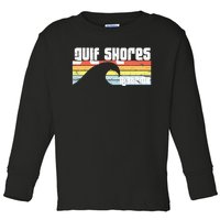 I Love Gulf Shores Alabama Al Gulf Coast Orange Beach Toddler Long Sleeve Shirt