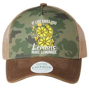 If Life Gives You Lemons Make Lemonade Stand Gift Legacy Tie Dye Trucker Hat