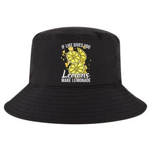 If Life Gives You Lemons Make Lemonade Stand Gift Cool Comfort Performance Bucket Hat