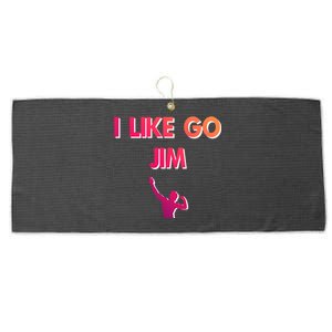 I Like Go Jim Bodybuilding Design Funny Gym Fitness Power Gift Large Microfiber Waffle Golf Towel