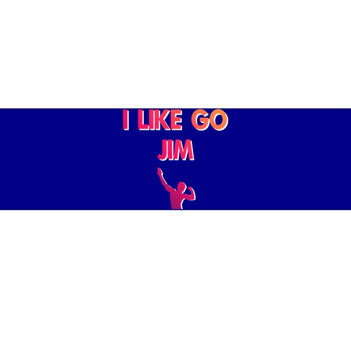 I Like Go Jim Bodybuilding Design Funny Gym Fitness Power Gift Bumper Sticker