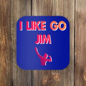 I Like Go Jim Bodybuilding Design Funny Gym Fitness Power Gift Coaster