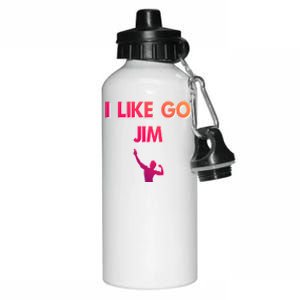 I Like Go Jim Bodybuilding Design Funny Gym Fitness Power Gift Aluminum Water Bottle