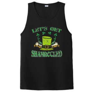 Irishs Let's Get Shamrocked Saint Patrick's Day PosiCharge Competitor Tank