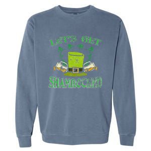 Irishs Let's Get Shamrocked Saint Patrick's Day Garment-Dyed Sweatshirt