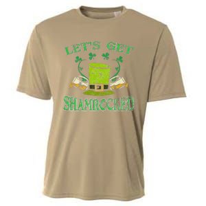 Irishs Let's Get Shamrocked Saint Patrick's Day Cooling Performance Crew T-Shirt