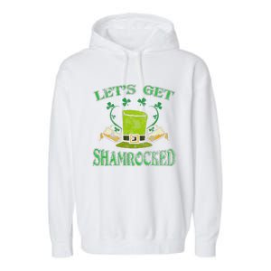 Irishs Let's Get Shamrocked Saint Patrick's Day Garment-Dyed Fleece Hoodie