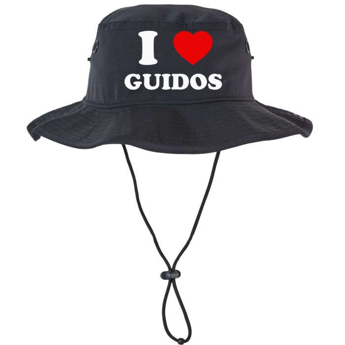 I Love Guidos Funny quote Italian American Legacy Cool Fit Booney Bucket Hat