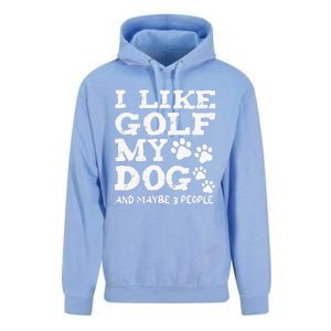 I like Golf and maybe 3 People Statement Golfing Unisex Surf Hoodie