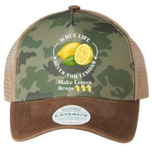 If Life Gives You Lemons Make Lemon Drops Funny Legacy Tie Dye Trucker Hat