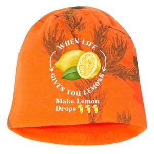 If Life Gives You Lemons Make Lemon Drops Funny Kati - Camo Knit Beanie