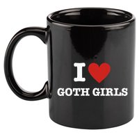 I Love Goth 11oz C Handle Ceramic Mug