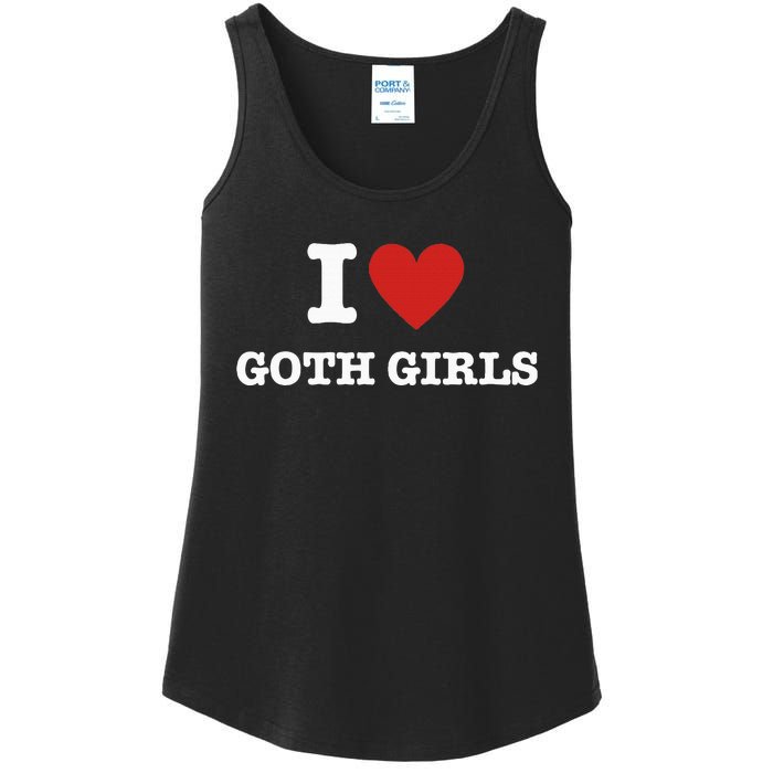 I Love Goth Ladies Essential Tank