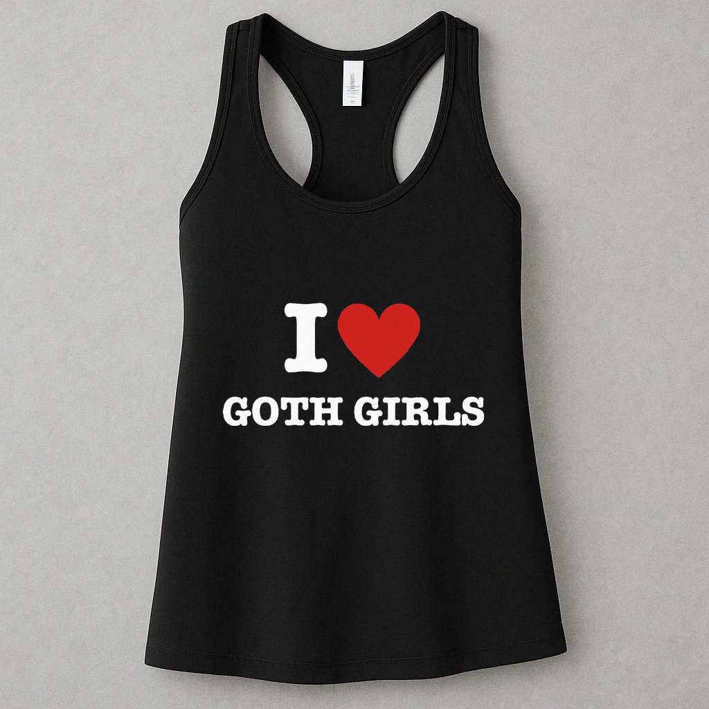 I Love Goth Womens Tank Top