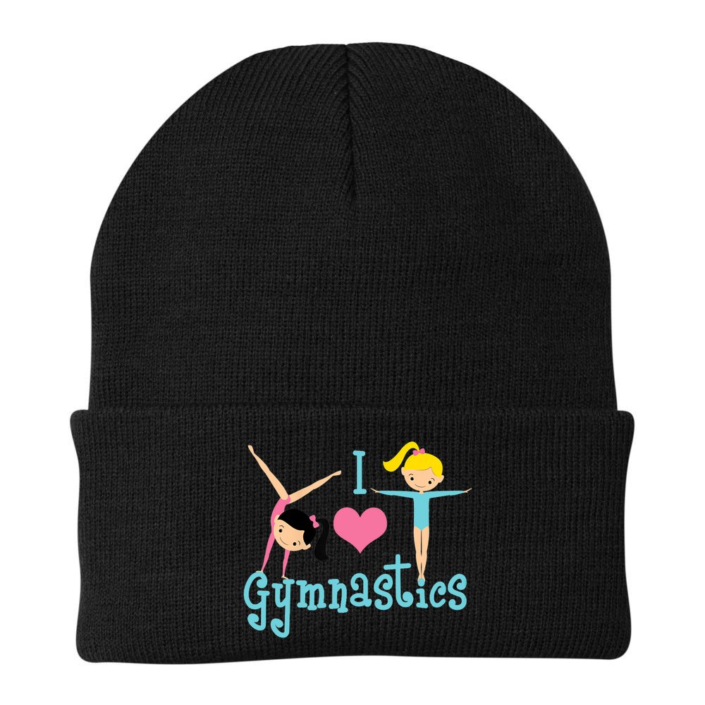 I Love Gymnastics TShirt Beanie