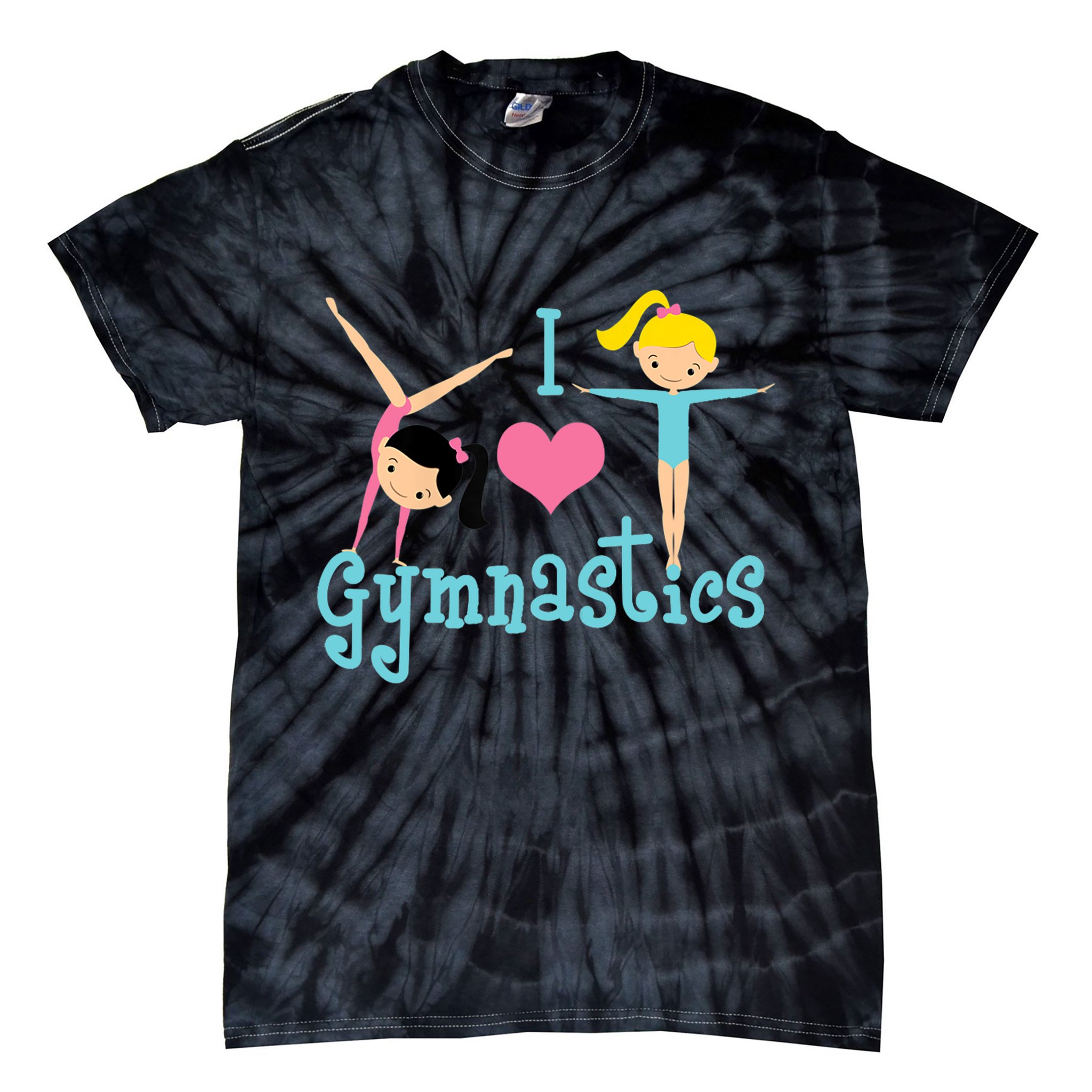 I Love Gymnastics TShirt Tie-Dye T-Shirt