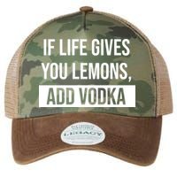 If Life Gives You Lemons Add Vodka Funny Legacy Tie Dye Trucker Hat