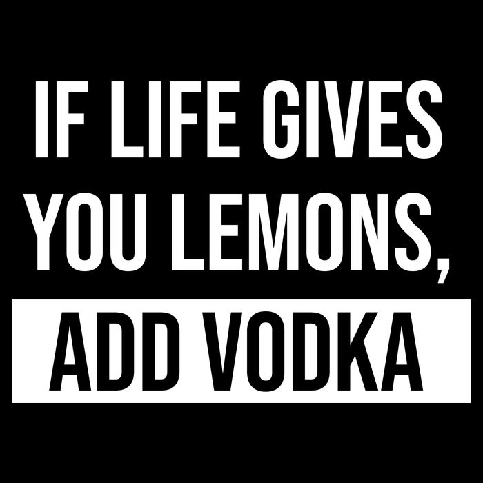 If Life Gives You Lemons Add Vodka Funny Flatbill Hat
