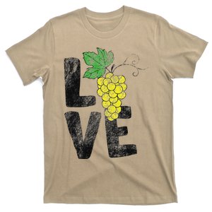 I Love Grape Fruit Grape Lovers Fruit Lovers. T-Shirt