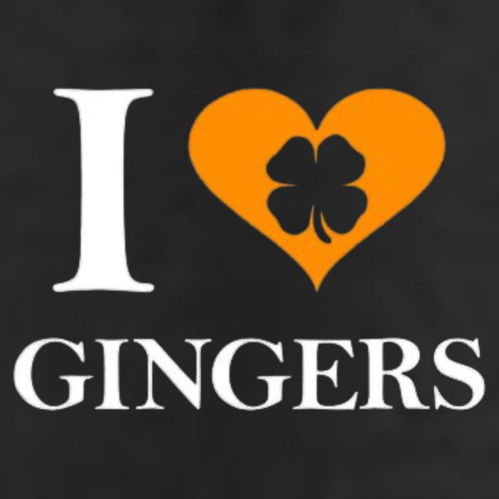I Love Gingers Heart Shamrock Redhead Lover Adult Drive Performance Visor