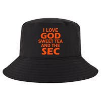 I Love God Sweet Tea And The Sec Southern Football Cool Comfort Performance Bucket Hat