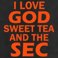 I Love God Sweet Tea And The Sec Southern Football Cool Comfort Performance Bucket Hat