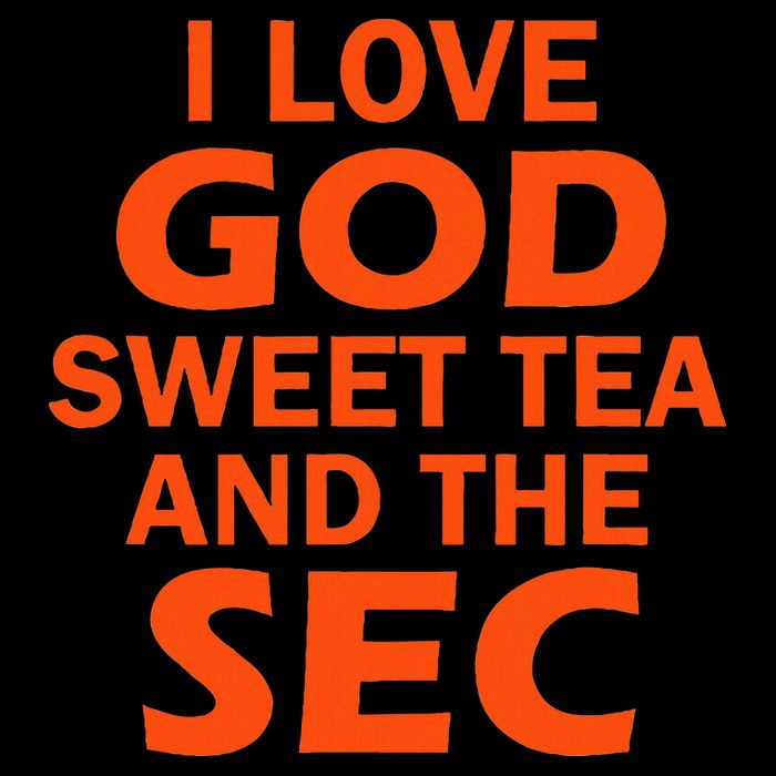 I Love God Sweet Tea And The Sec Southern Football Button