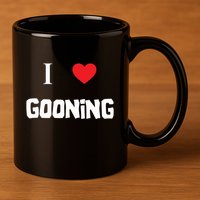 I Love Gooning 11oz C Handle Ceramic Mug
