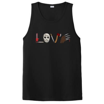 I Love Horror Movies Scary Movie PosiCharge Competitor Tank