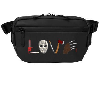 I Love Horror Movies Scary Movie Crossbody Pack