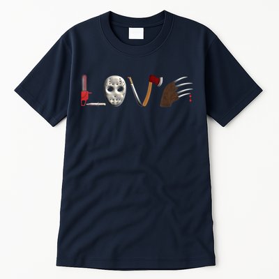 I Love Horror Movies Scary Movie Tall T-Shirt