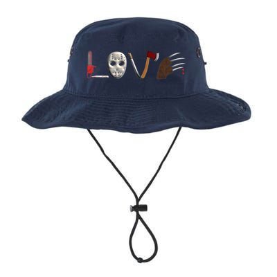 I Love Horror Movies Scary Movie Legacy Cool Fit Booney Bucket Hat