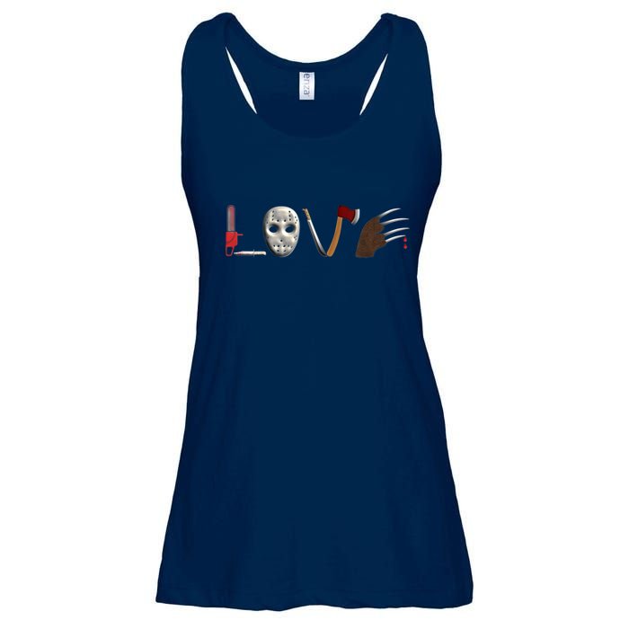 I Love Horror Movies Scary Movie Ladies Essential Flowy Tank