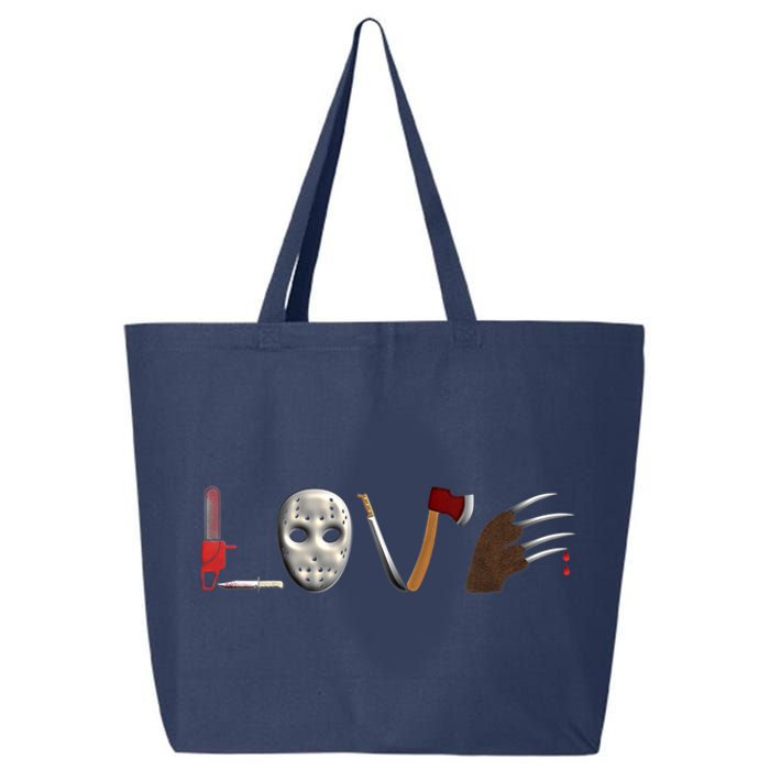 I Love Horror Movies Scary Movie 25L Jumbo Tote