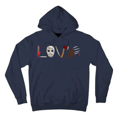 I Love Horror Movies Scary Movie Tall Hoodie