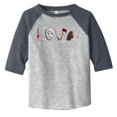 I Love Horror Movies Scary Movie Toddler Fine Jersey T-Shirt
