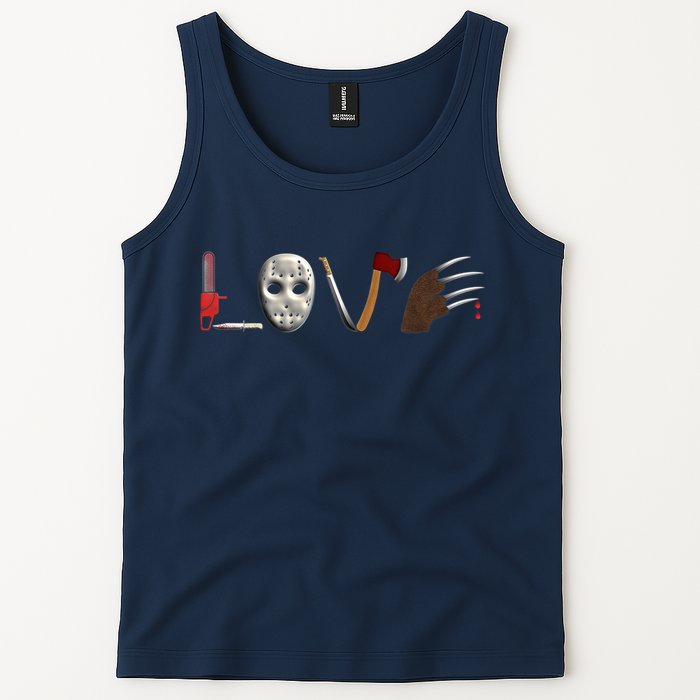 I Love Horror Movies Scary Movie Tank Top