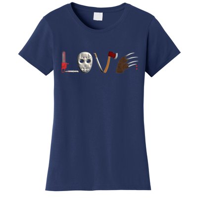 I Love Horror Movies Scary Movie Women's T-Shirt