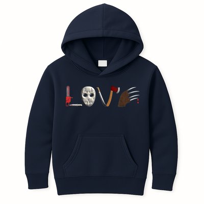 I Love Horror Movies Scary Movie Kids Hoodie