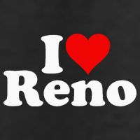 I Love Heart Reno Nevada Nv 7 Panel Mesh Trucker Snapback Hat