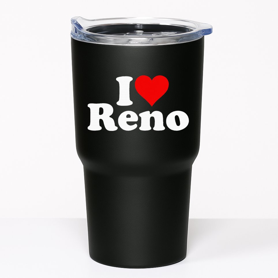 I Love Heart Reno Nevada Nv Tumbler