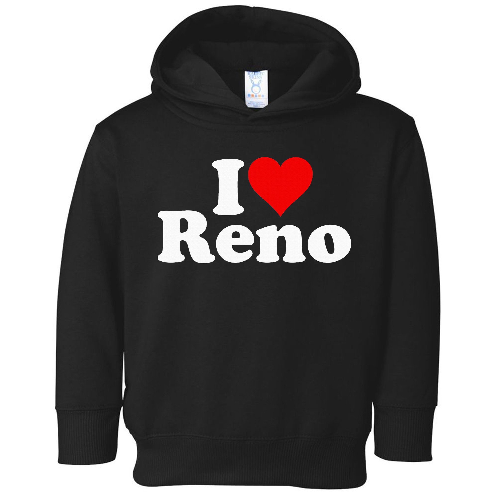 I Love Heart Reno Nevada Nv Toddler Hoodie