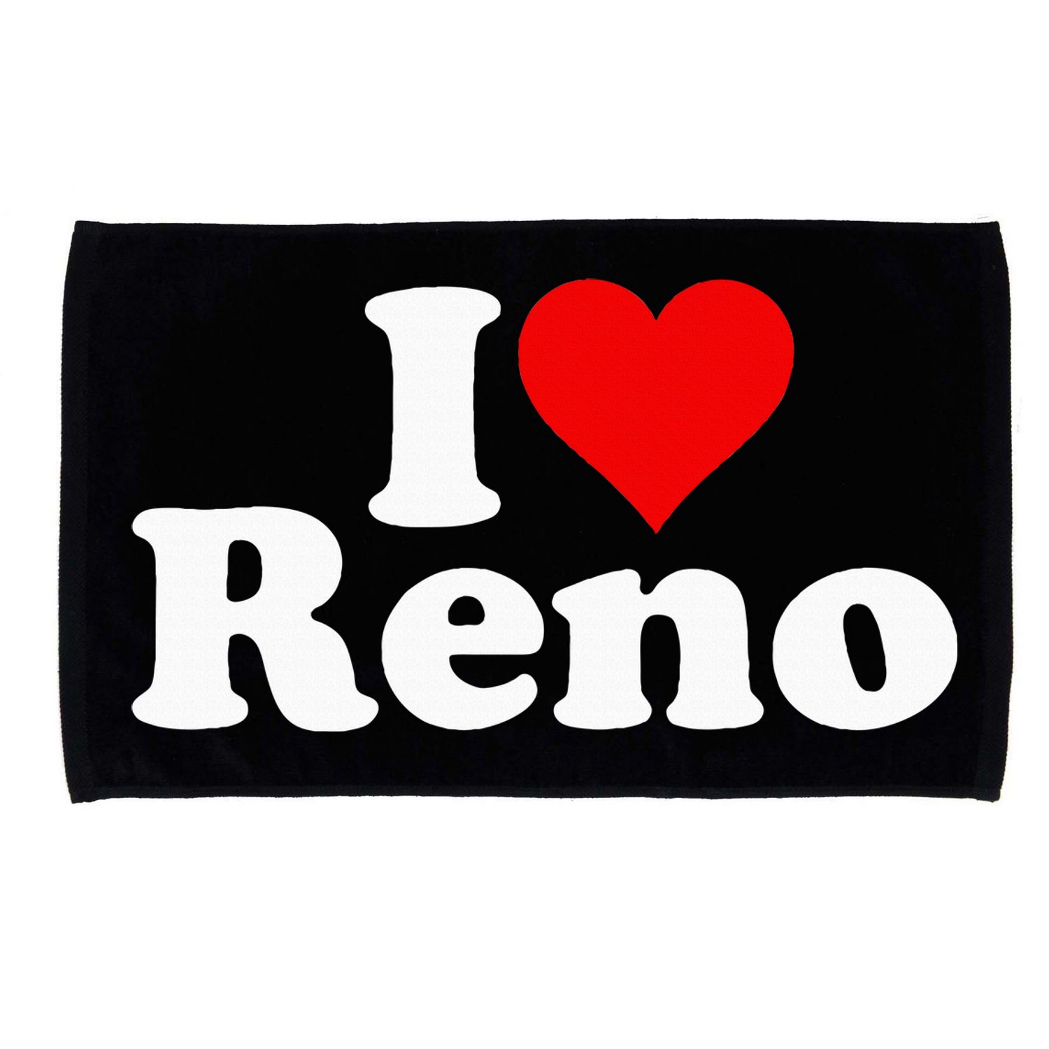 I Love Heart Reno Nevada Nv Microfiber Hand Towel