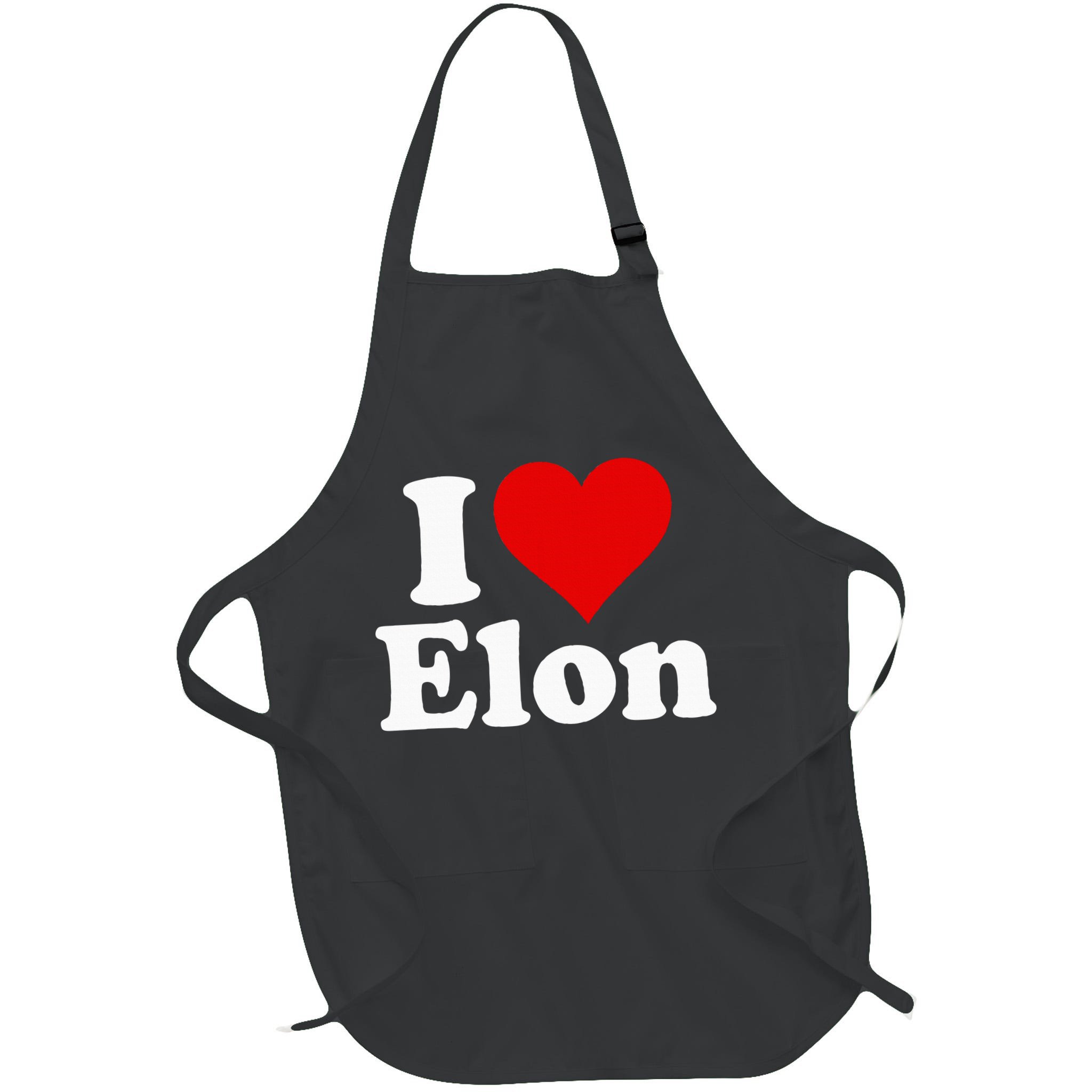 I Love Heart Elon North Carolina Apron