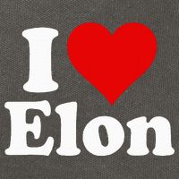 I Love Heart Elon North Carolina Cotton Canvas Backpack