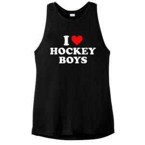 I Love Hockey B.O.Y.S Ladies PosiCharge Tri-Blend Wicking Tank