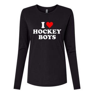 I Love Hockey B.O.Y.S Womens Cotton Relaxed Long Sleeve T-Shirt